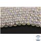Perles semi précieuses en cristal crack - Rondes/7 mm - Transparent nacré