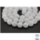 Perles en calcite bleu clair du Brésil - Rondes/8mm - Grade A