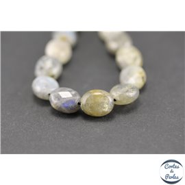 Perles en labradorite - Ovales/10mm