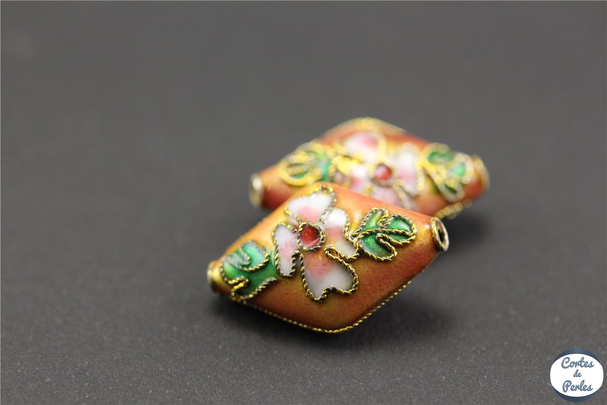 30pcs Perles Cloisonnées Perles Chinoise MulticoloreDIY Bijoux Costume de 