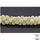 Perles semi précieuses en bowénite - Rondes/8 mm - Vert pâle