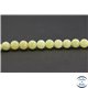 Perles semi précieuses en bowénite - Rondes/8 mm - Vert pâle