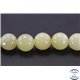 Perles semi précieuses en bowénite - Rondes/8 mm - Vert pâle