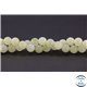 Perles semi précieuses en bowénite - Rondes/8 mm - Vert pâle