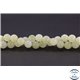 Perles semi précieuses en bowénite - Rondes/8 mm - Vert pâle