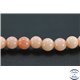 Perles semi précieuses en corail - Rondes/4 mm - Pêche
