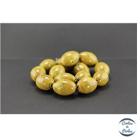 Perles en céramique - Olives/30 mm - Curry