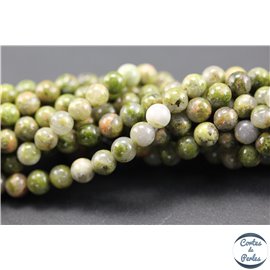 Perles en unakite - Rondes/4mm