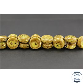 Perles en céramique - Disques/19 mm - Curry