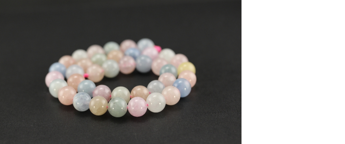 Grossiste perles en morganite