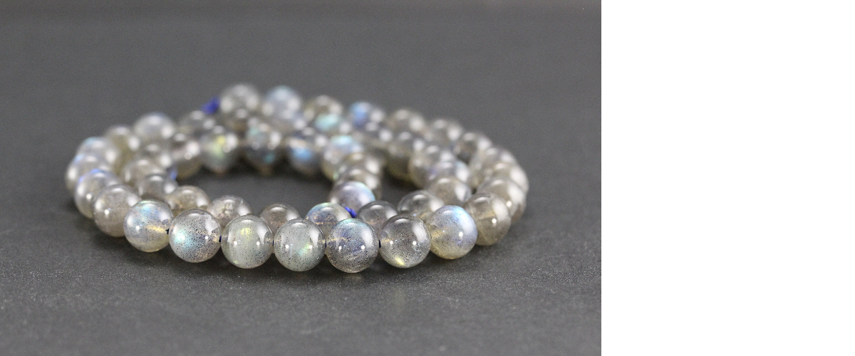 Perles en labradorite