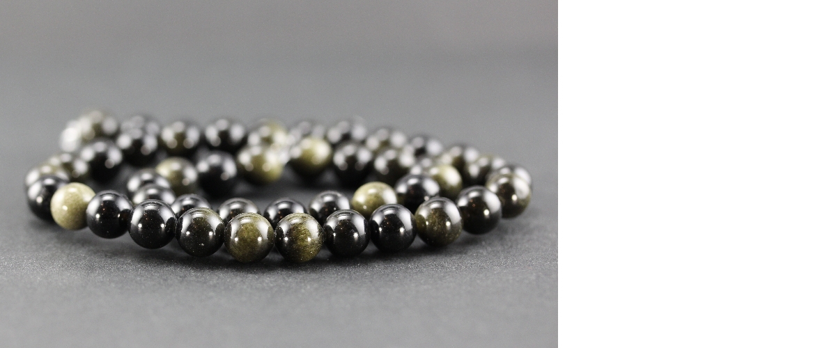 Grossiste perles en obsidienne