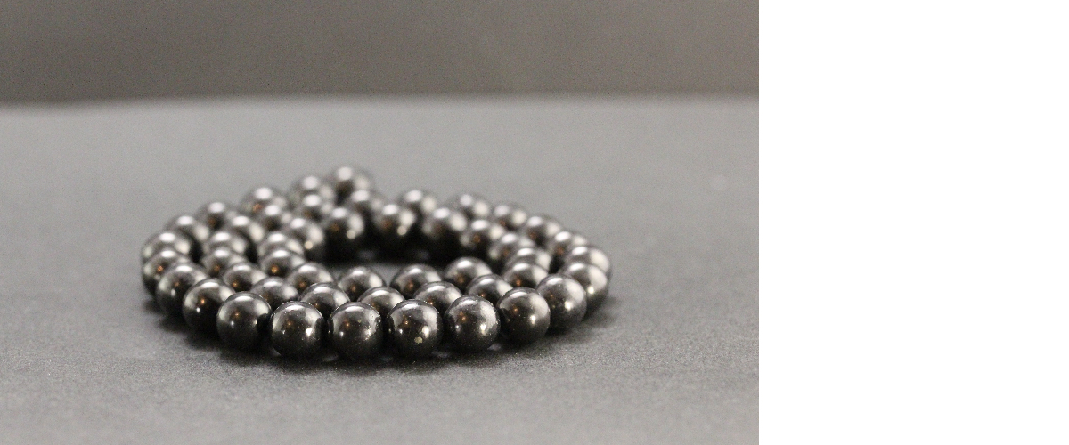 Perles en shungite