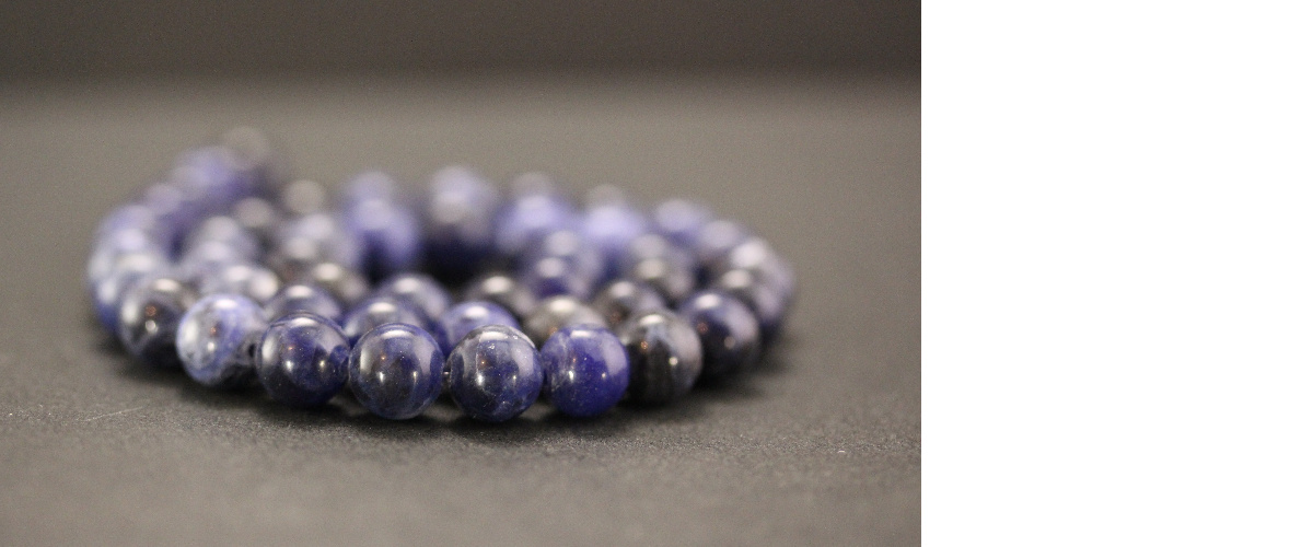 Perles en sodalite