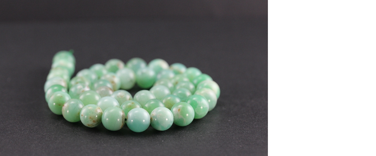 Grossiste perles en chrysoprase