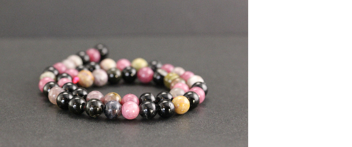 Perles en tourmaline