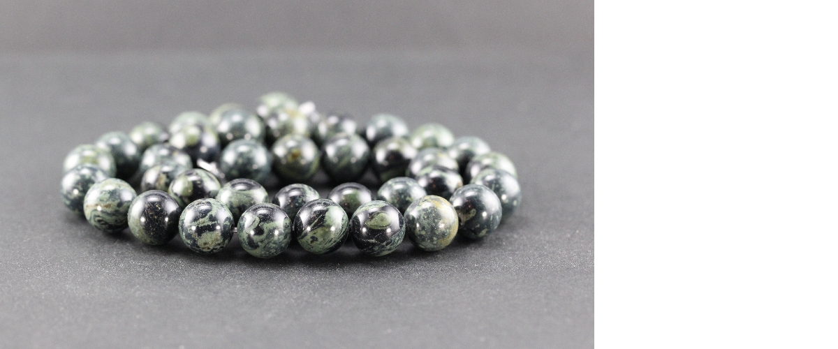 Perles en jaspe