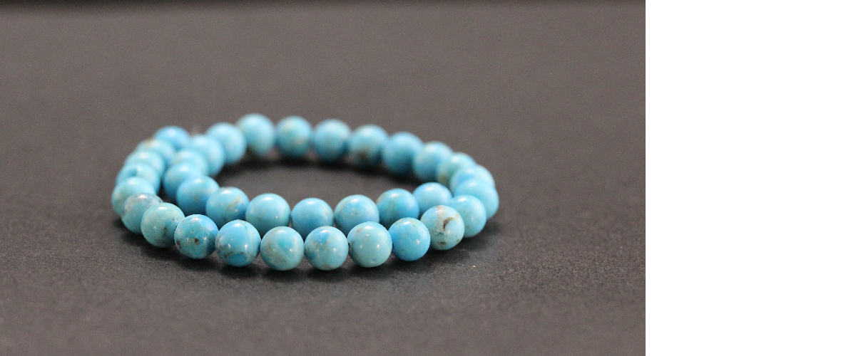 Perles en turquoise