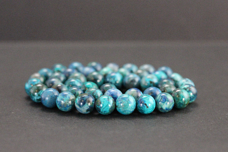 Perles en chrysocolle