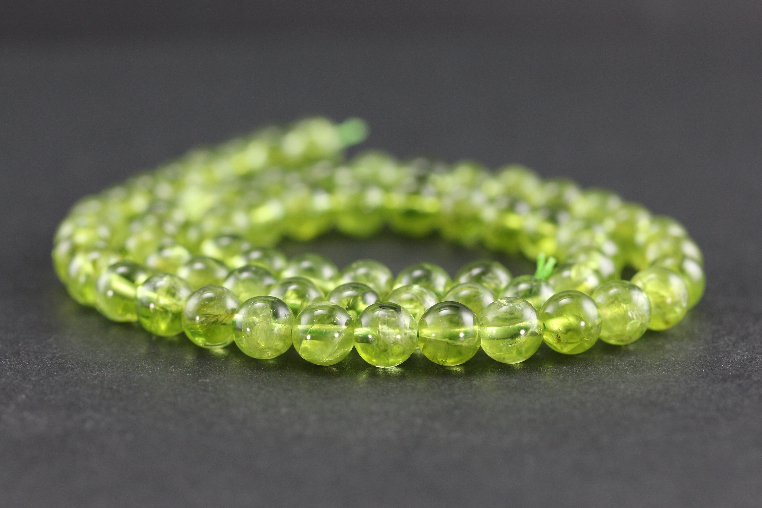 Perles en péridot
