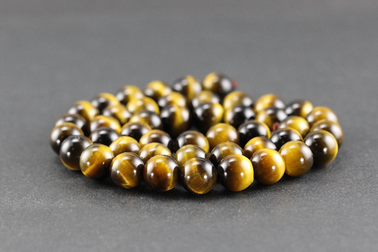 Perles en oeil de tigre