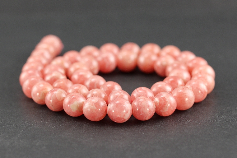 Perles en rhodochrosite