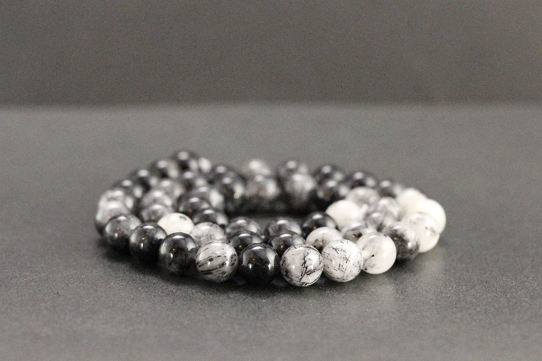 Perles en quartz rutile