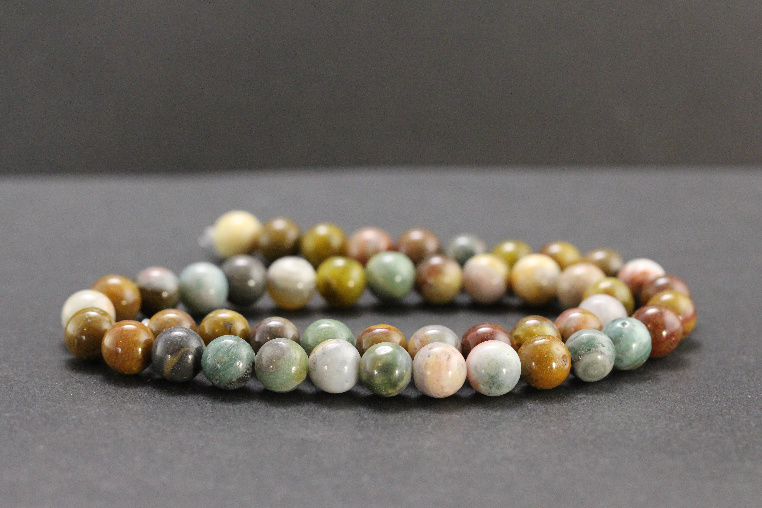 Perles en jaspe